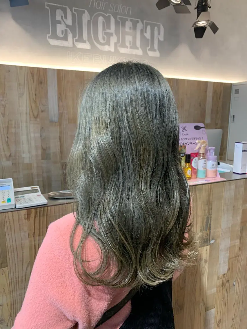 ロング カラー ヘアカラー トリートメント 🥀韓国ヘア🥀 宮津真菜のヘアスタイル