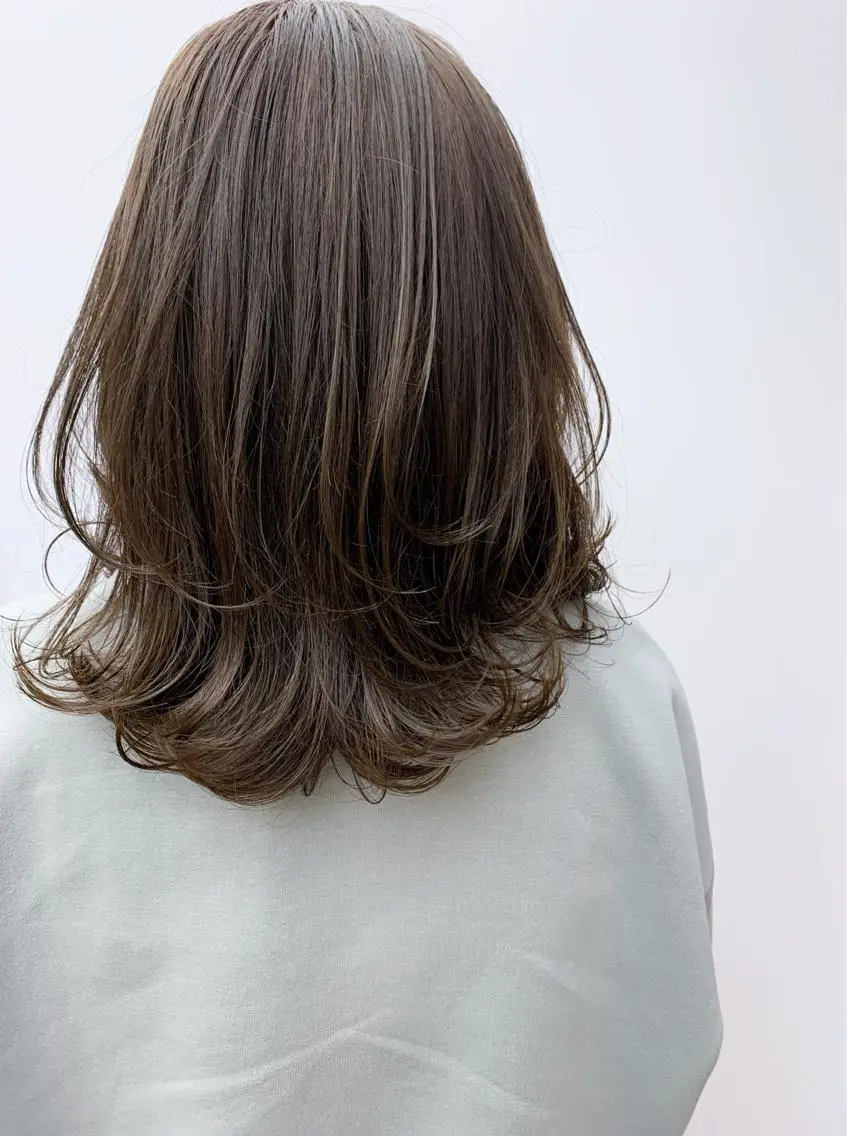 セミロング カラー ヘアアレンジ カット ヘアセット 顔まわり職人🇰🇷 韓国ヘア/KAITOのヘアスタイル