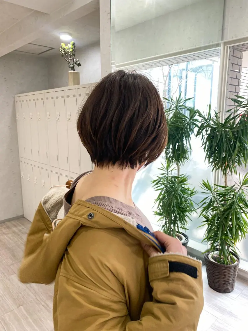 ショート カット トリートメント 🫧似合わせショート イシダ🫧のヘアスタイル