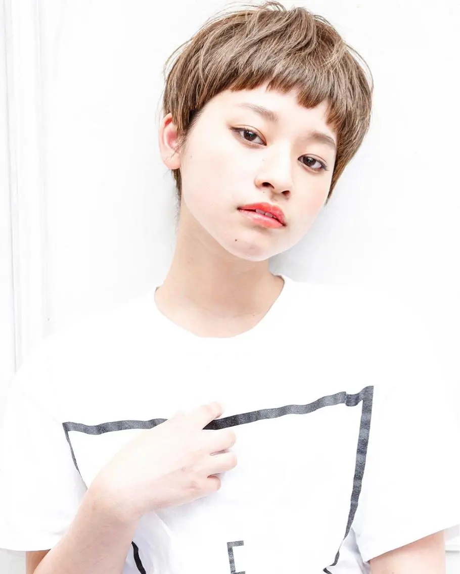 ショート 千葉 絵里花のヘアスタイル
