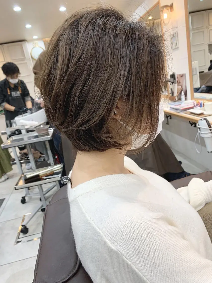 ショート ショートボブ ボブ ショートヘア カット トリートメント 平尾 拓也のヘアスタイル