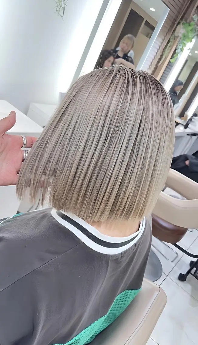 ロング カラー ブリーチ 髪質改善 ヘアカラー トリートメント 菅野翔汰/髪質改善 カラー/ブリーチのヘアスタイル