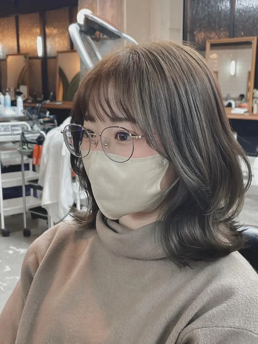ミディアム CHIHIRO メリケンビューティーのヘアスタイル
