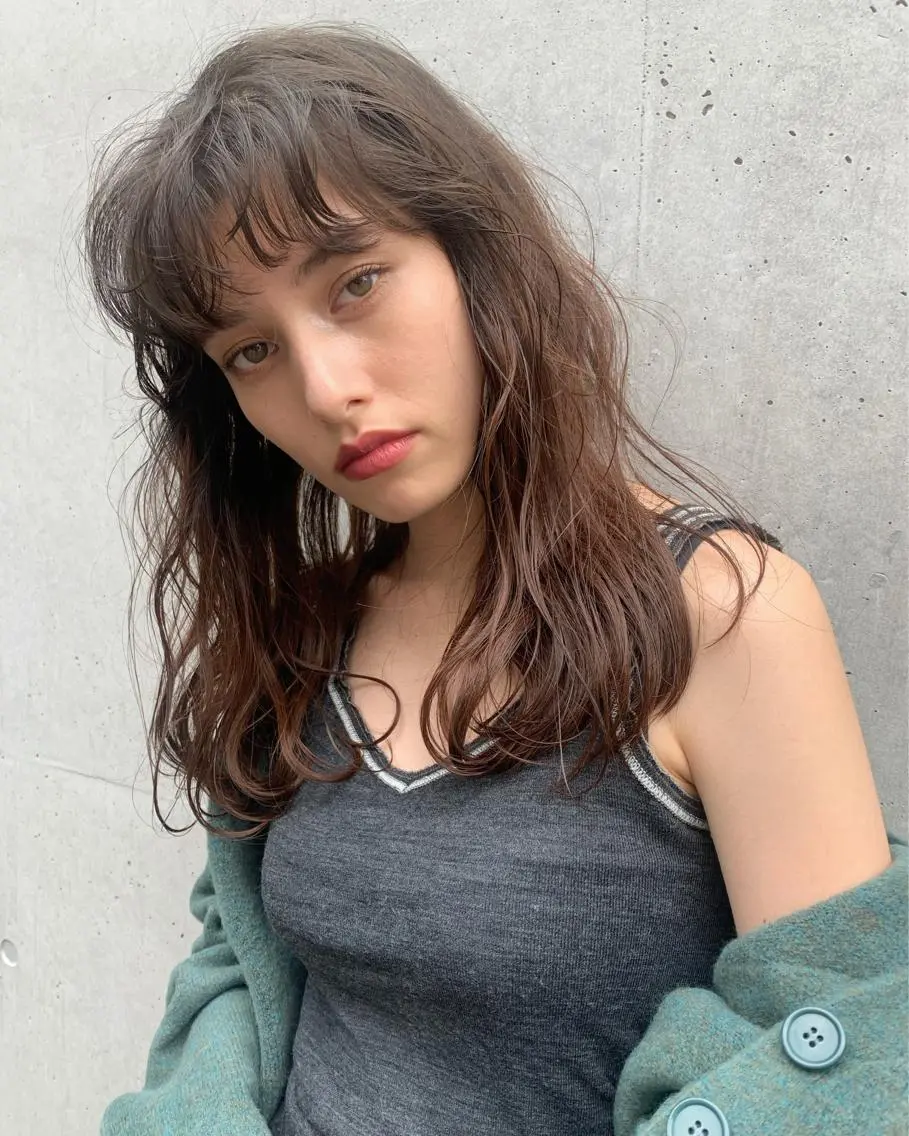 ロング カラー 透明感/レイヤー スタイル🤎mamiのヘアスタイル