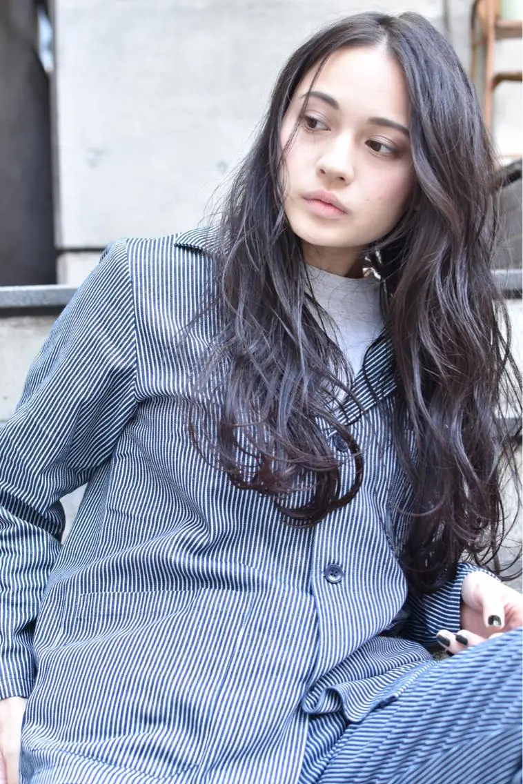 ロング カラー ヘアアレンジ カット パーマ トリートメント 高評価/パーマ平塚 章悟【tetsu】のヘアスタイル