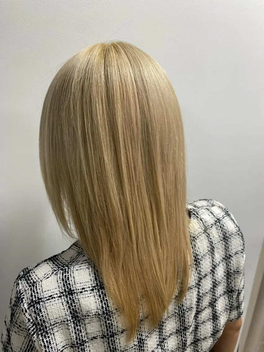 ミディアム 髪質改善 髪質改善カラーゆうひのヘアスタイル