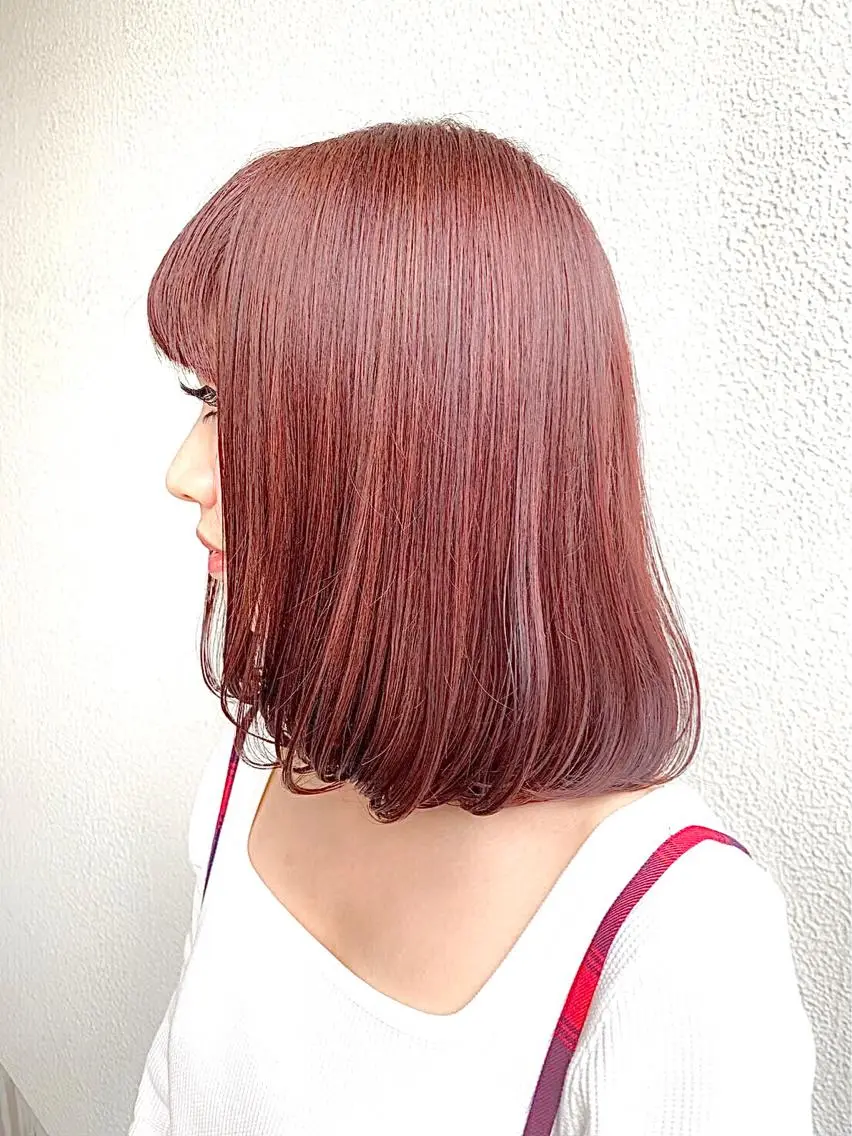 ミディアム カラー YU-KA ✂︎Rico.のヘアスタイル