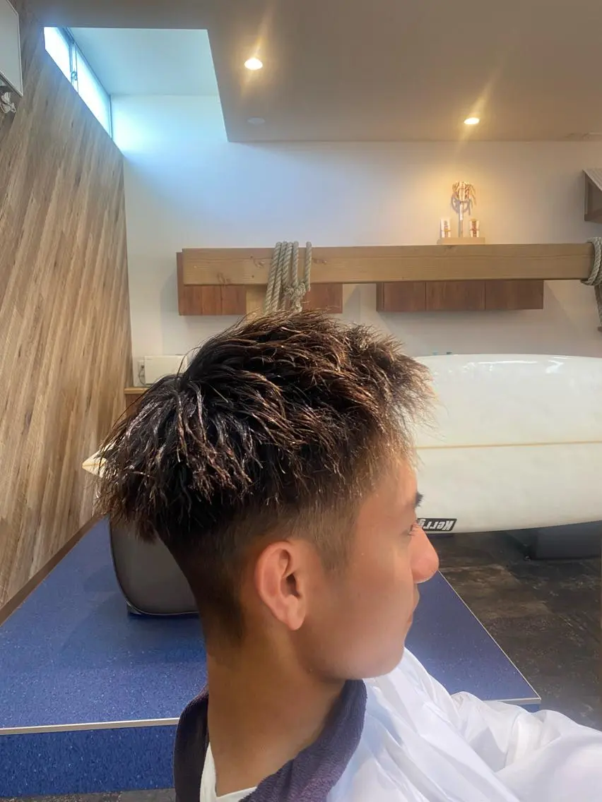 ショート ツイストパーマ 前川 優希のヘアスタイル