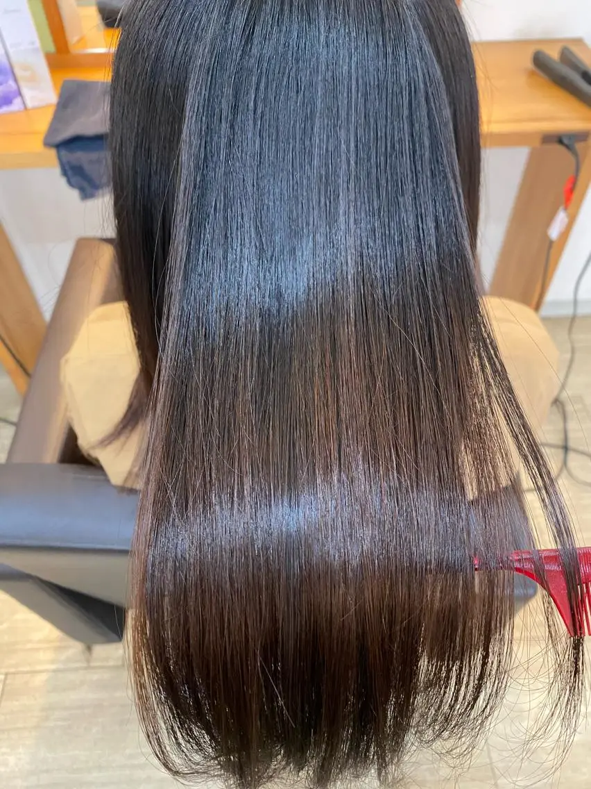 ロング カラー 和歌山髪質改善 那須優太のヘアスタイル