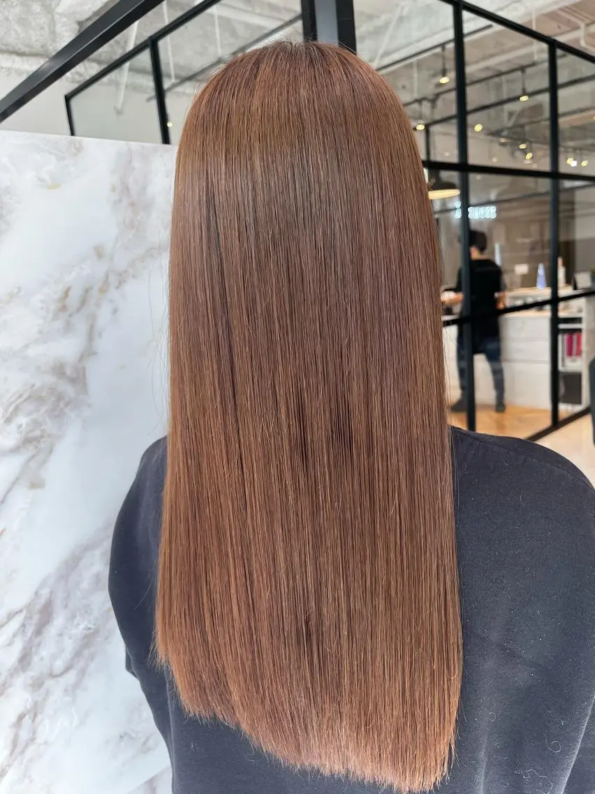ロング カット 縮毛矯正 髪質改善IENA店長 小泉拓のヘアスタイル