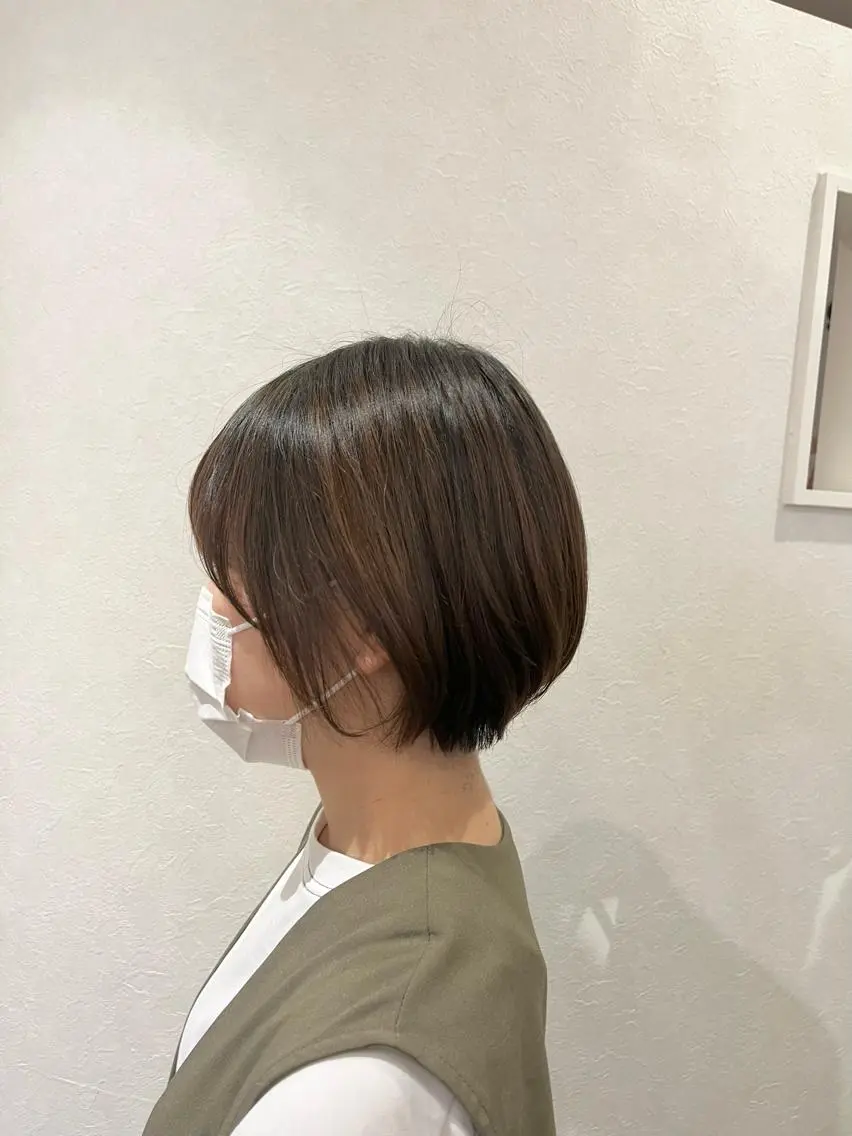 ショート sayaka 透明感カラーのヘアスタイル