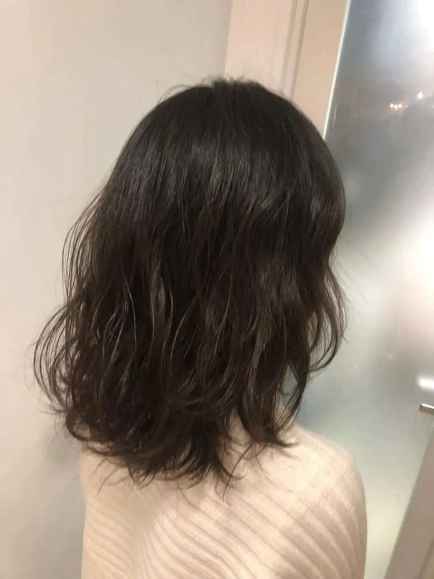 ミディアム 藤田 遼のヘアスタイル