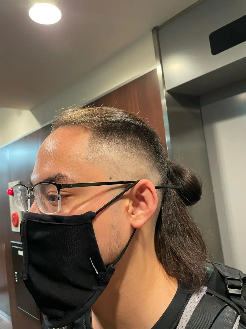 メンズ フェードカット 横尾 太尊ビジネススタイルのヘアスタイル