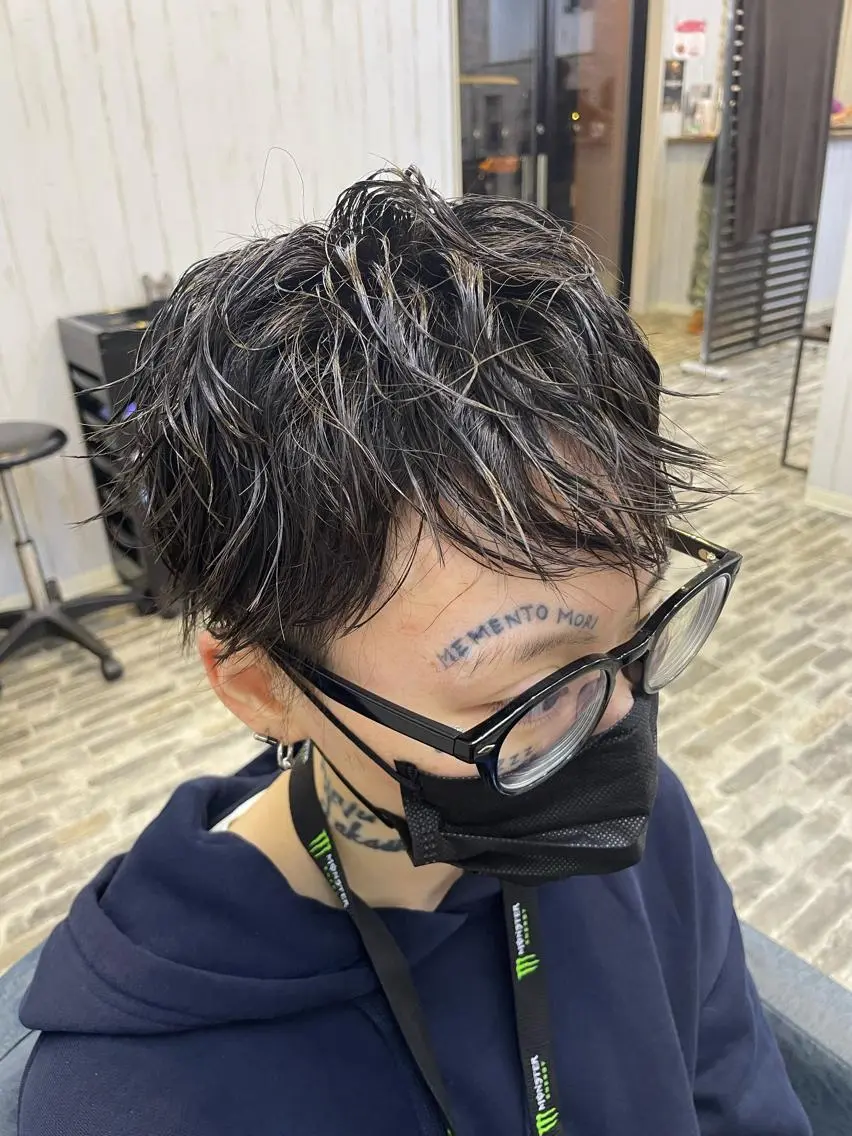 パーマ メンズ メンズパーマ 姫路アンメリーアン ダンのヘアスタイル
