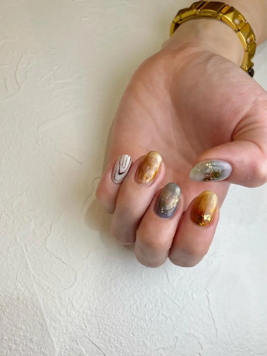 ネイル ハンドネイル Radia bykaonailsのネイルデザイン