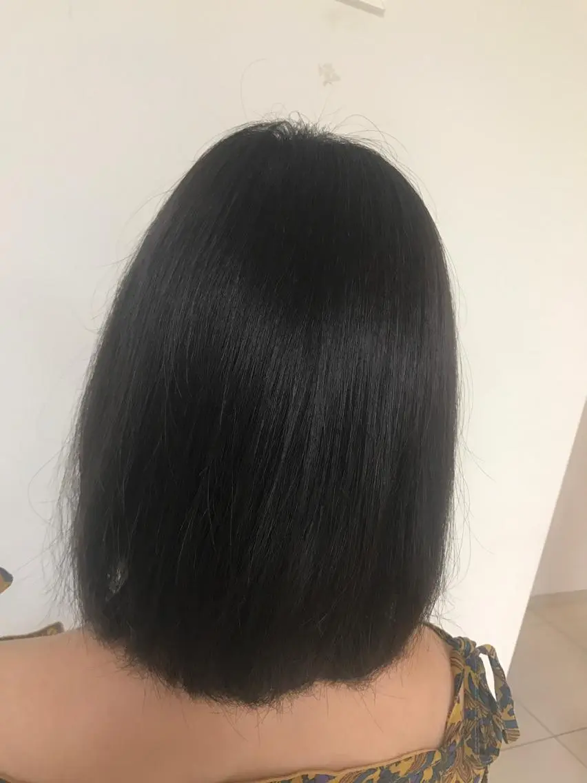 ミディアム カラー 黒髪 ナチュラルブラック 【暖色カラー特化】 中山由梨のヘアスタイル