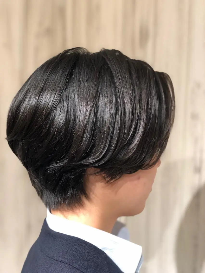 ショート ハンサムショート ショートヘア 永井大樹✨ 透明感カラー✨のヘアスタイル