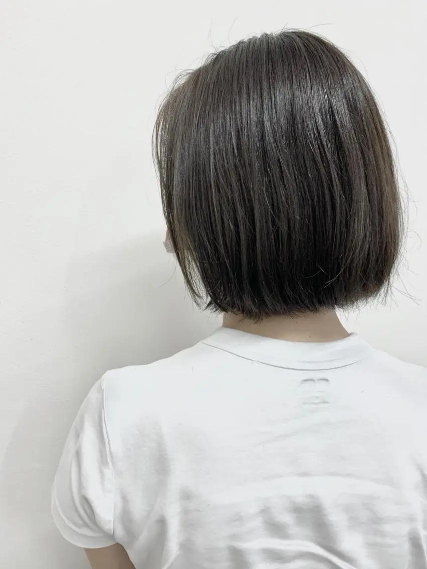 ショート カラー ブリーチなし透明感 🍀梅田・増田のヘアスタイル