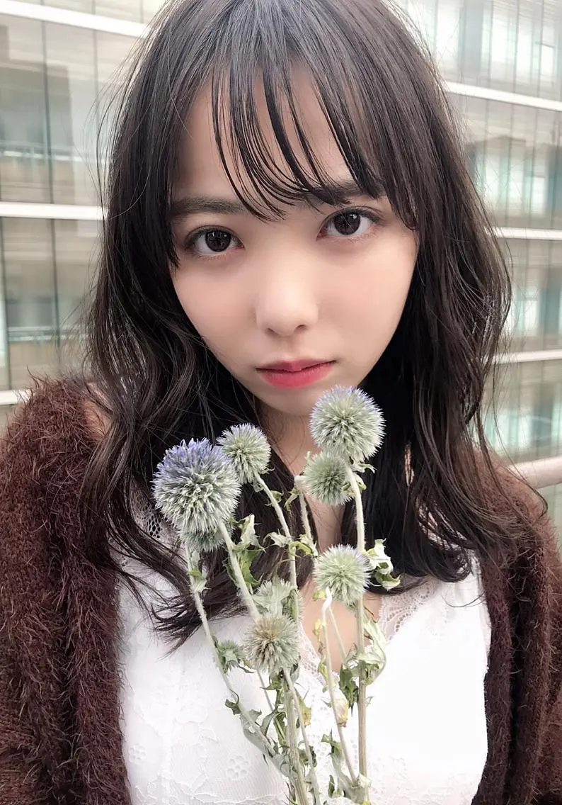 セミロング カラー シースルーバング 上條 航平のヘアスタイル
