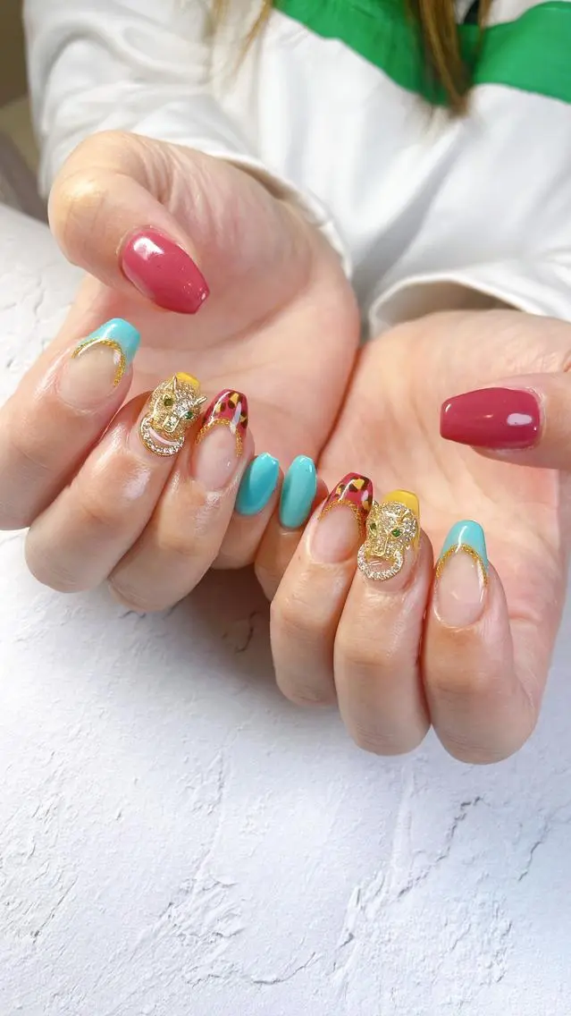 ネイル ハンドネイル LaLa Peach 福岡のマツエク・マツパデザイン