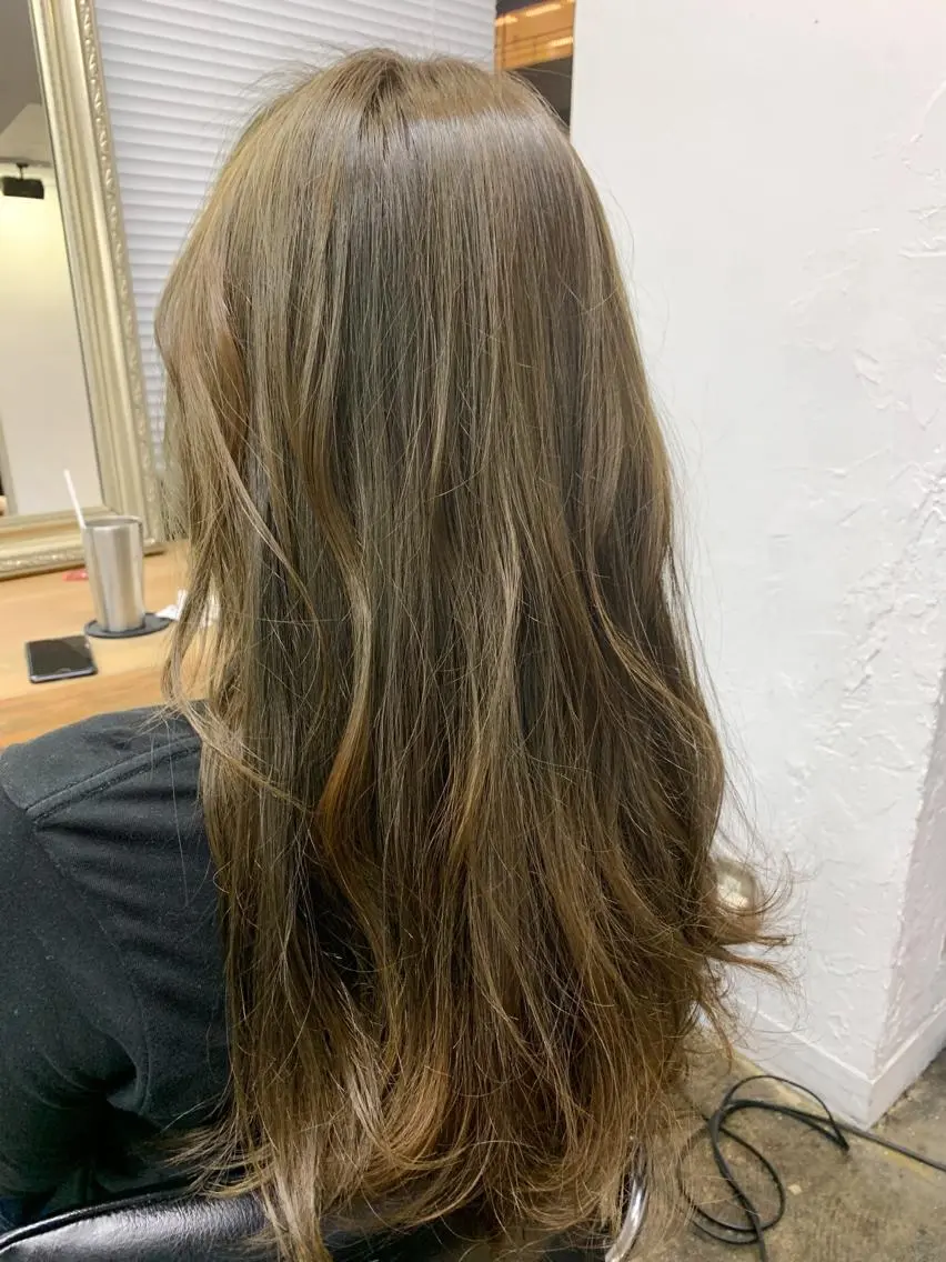 ロング カラー メンズパーマ メンズ特化ryoのヘアスタイル