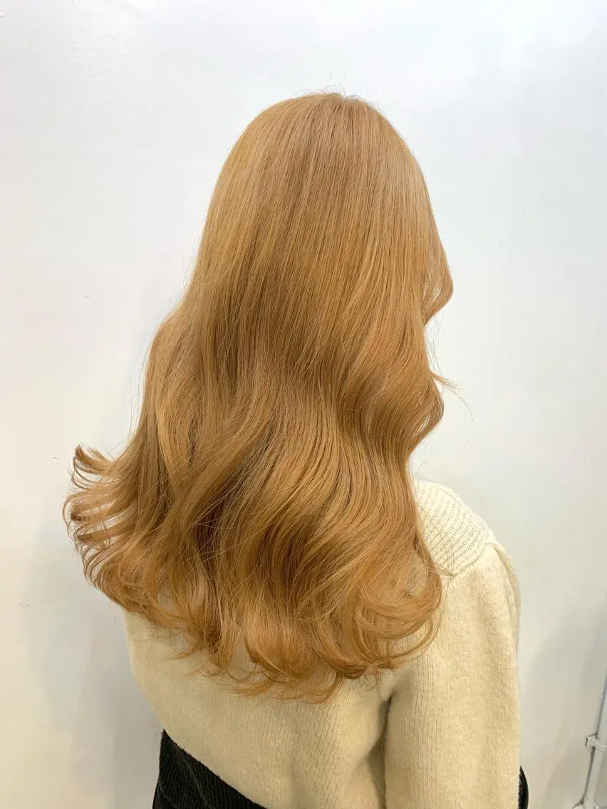 ロング カラー ヘアアレンジ 🎀暖色カラー🎀 ♡yurika♡のヘアスタイル