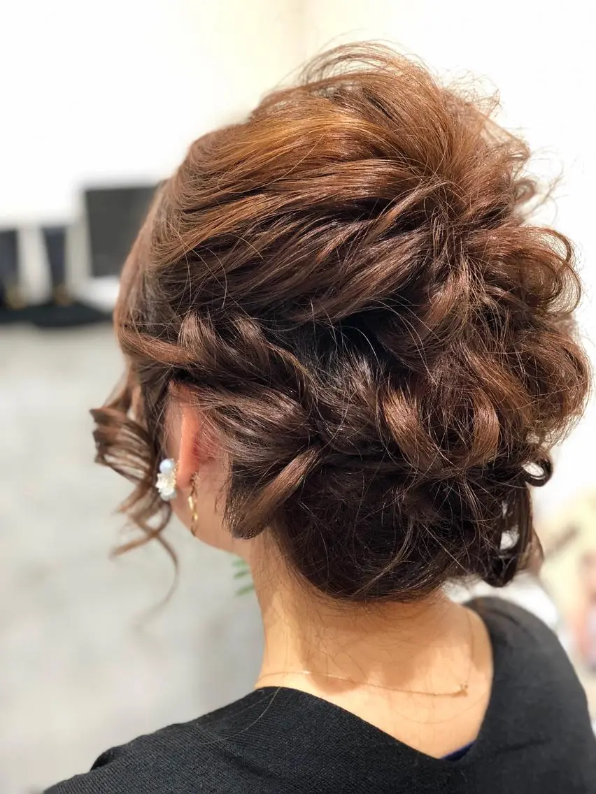 セミロング ヘアアレンジ ✨髪質改善🎨 杉本賢人のヘアスタイル