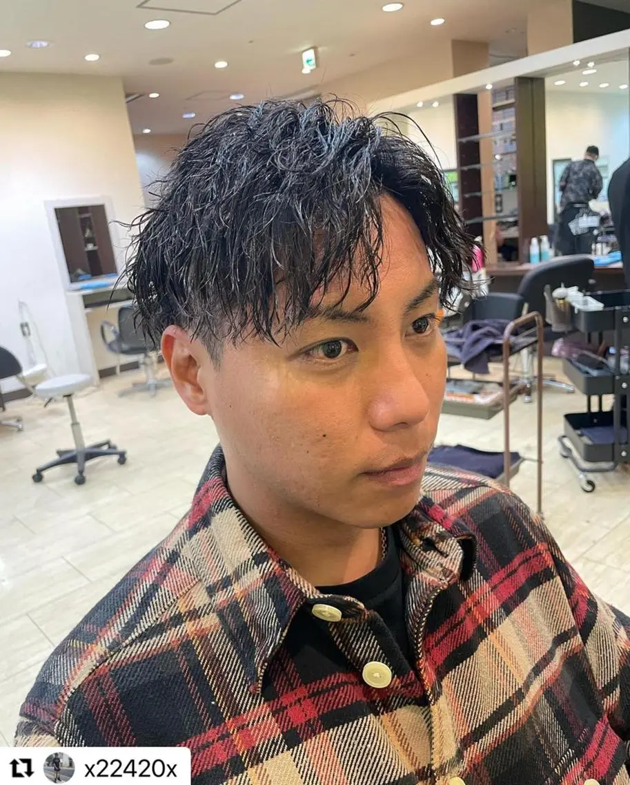 ミディアム カラー メンズ 🩷Eny terrace🩷のヘアスタイル