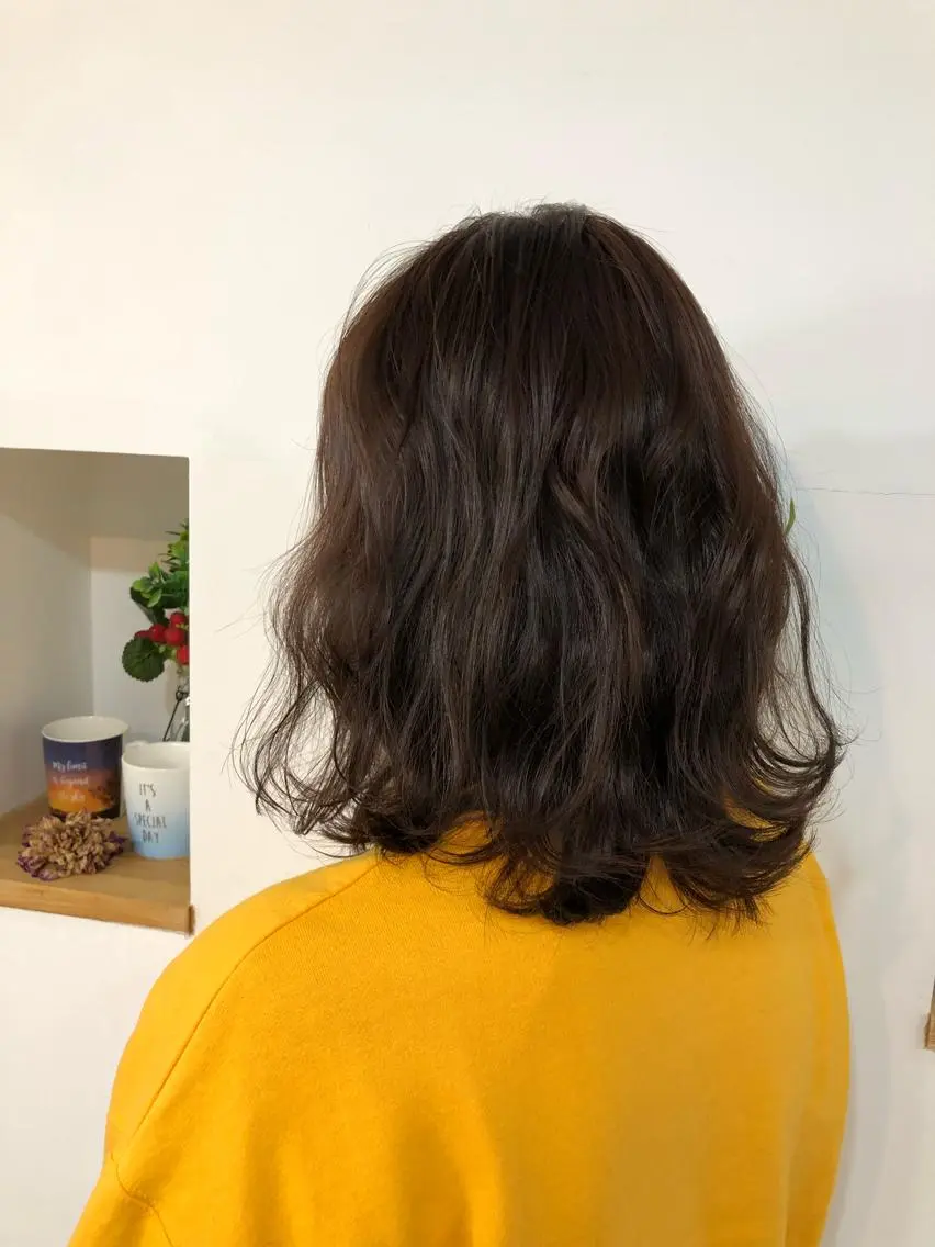 ミディアム 髪質改善ayame 横山諒のヘアスタイル