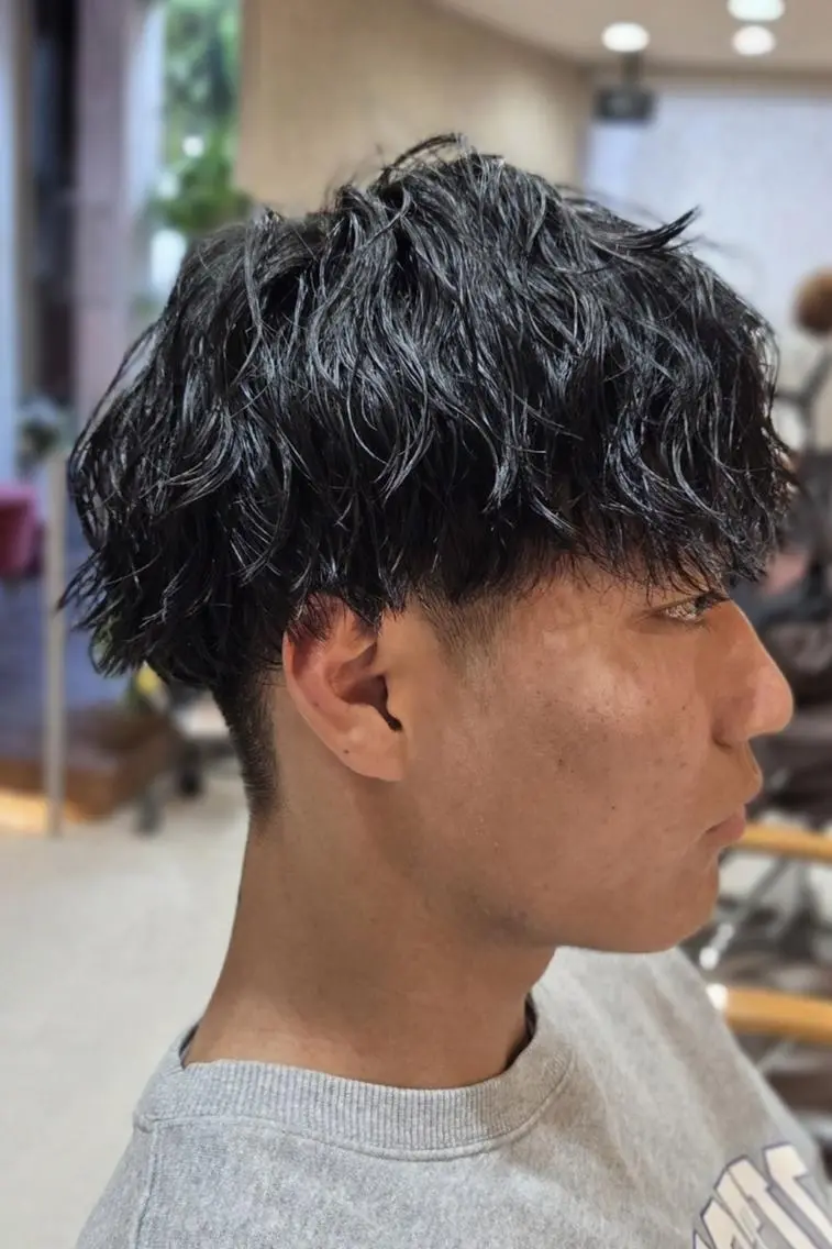 パーマ ショート 埜村 曜子のヘアスタイル