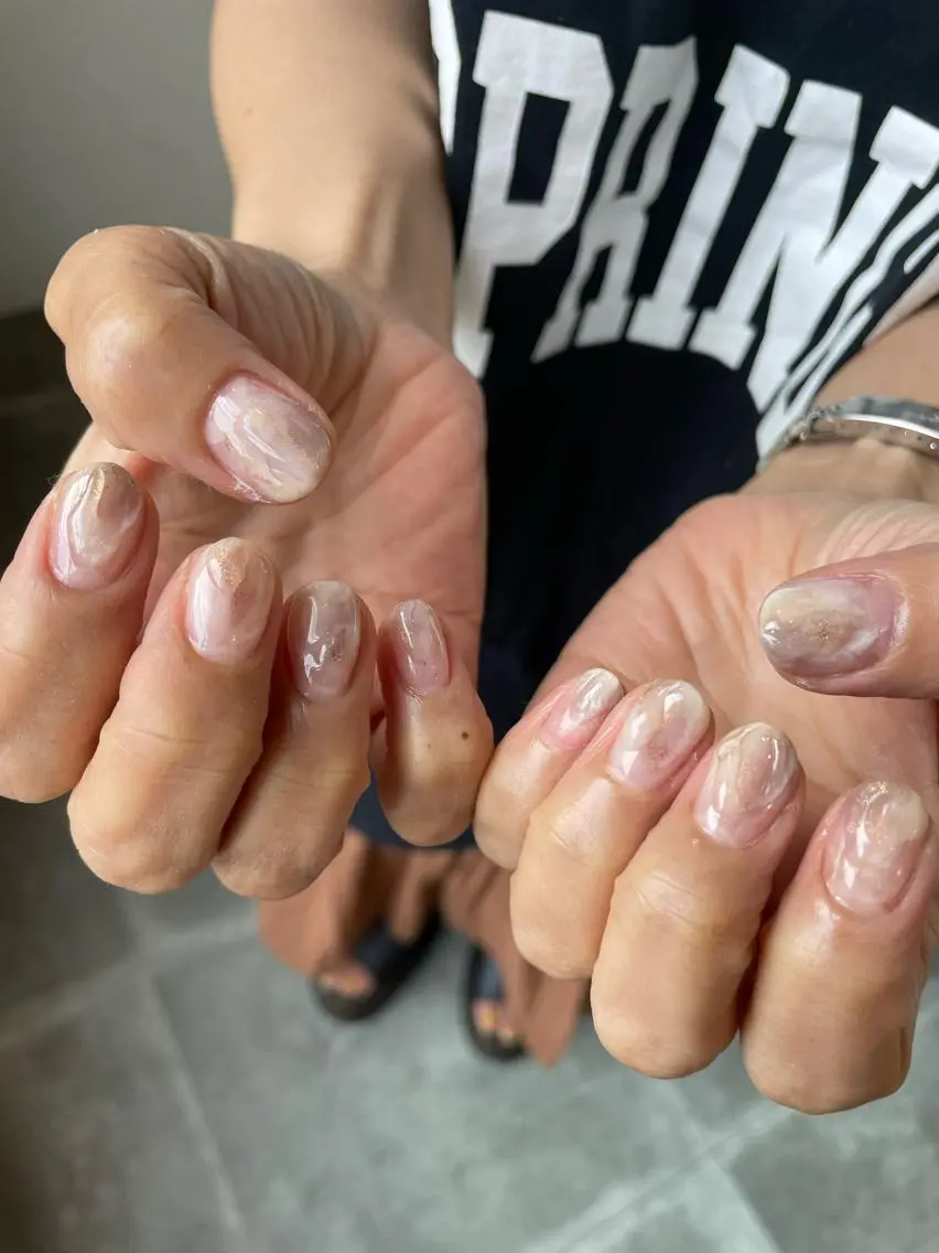 ネイル シンプルネイル SOL　nail イマナカのネイルデザイン