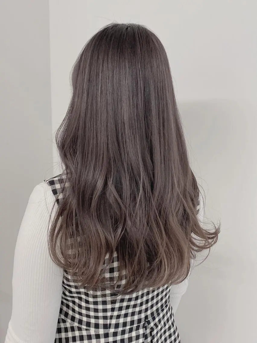 セミロング カラー ヘアカラー トリートメント ❤️sai❤️ official❤️のヘアスタイル