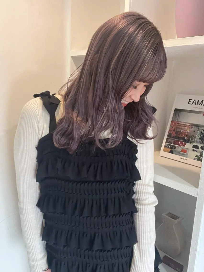セミロング 髪質改善/艶カラー MISATOのヘアスタイル
