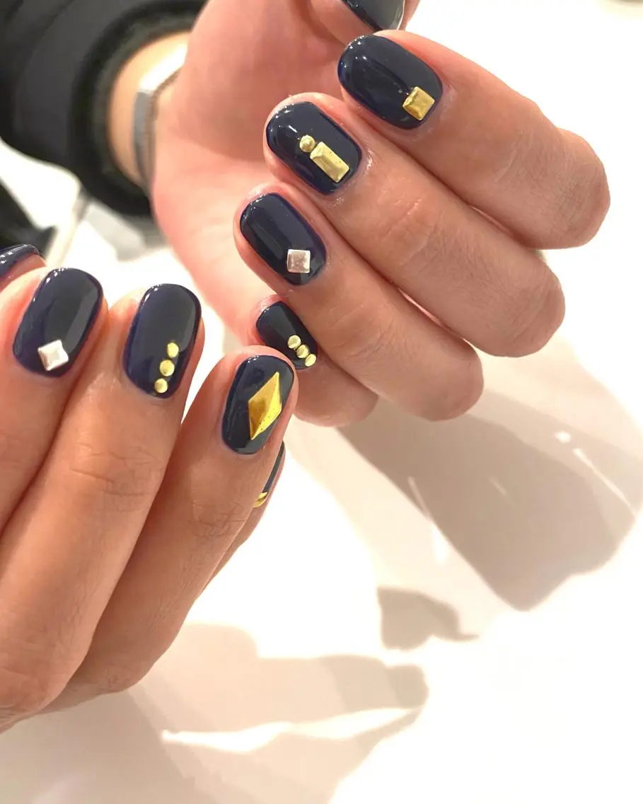ネイル ネイビー Ann nailのネイルデザイン