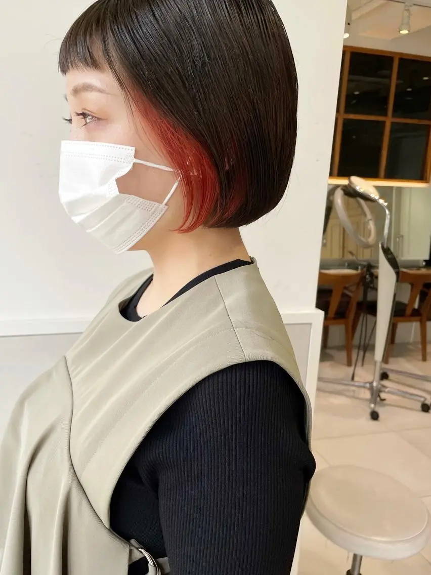 ショート カラー カット ヘアカラー 齋藤 咲のヘアスタイル