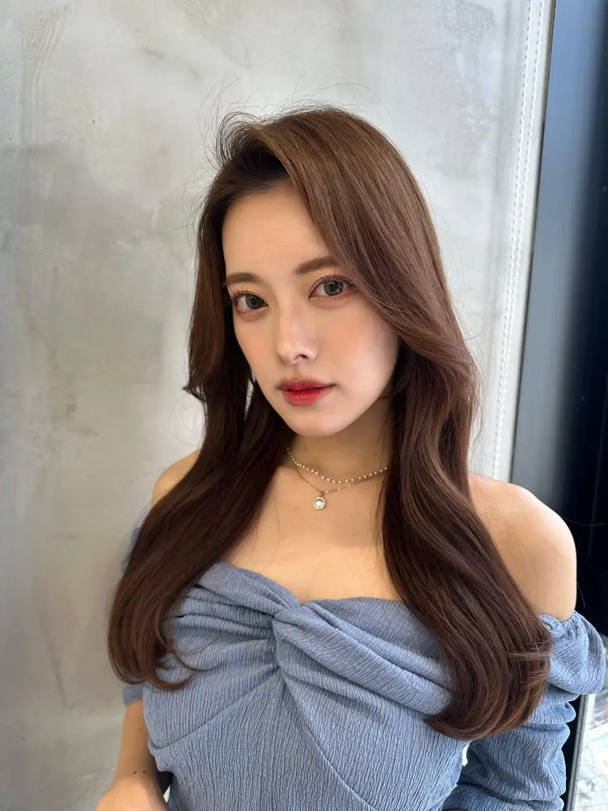 ロング カット ヘアカラー トリートメント ✨縮毛矯正✨レイヤー ホウダカズヒロのヘアスタイル