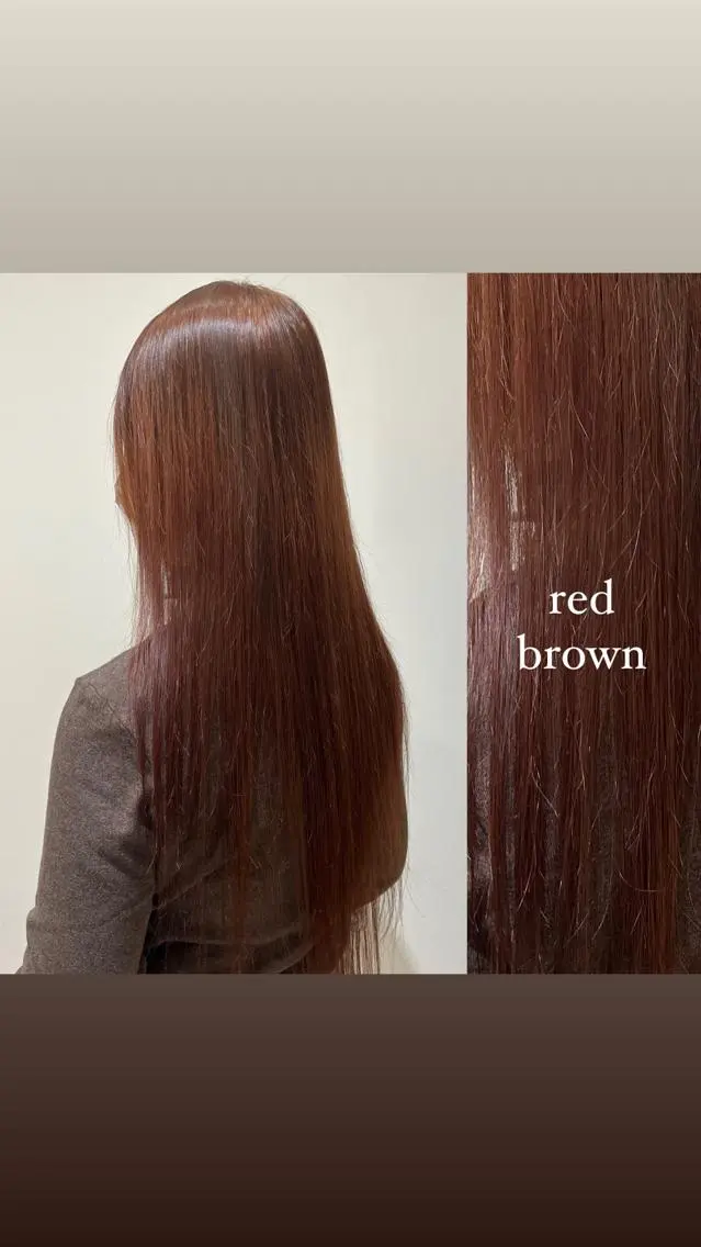 ロング カラー ブリーチ ブラウンカラー 透明感カラー 韓国風カラー ブリーチなしカラー stylist ◎RUKI.のヘアスタイル