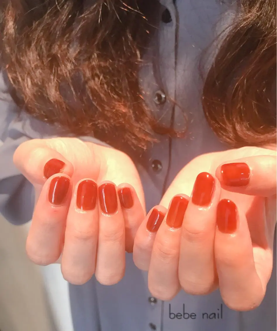 ネイル ワンカラーネイル ハンドネイル Ann nailのネイルデザイン