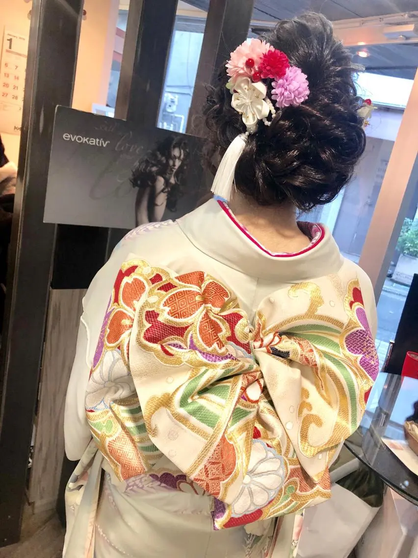 ロング ヘアアレンジ ヘアセット pep natsumiのヘアスタイル