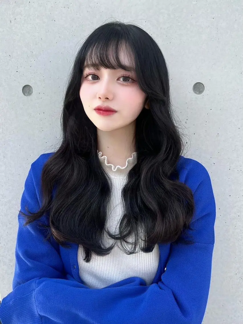 カラー ❤︎横浜❤︎うる艶 透明感カラー❤︎のヘアスタイル
