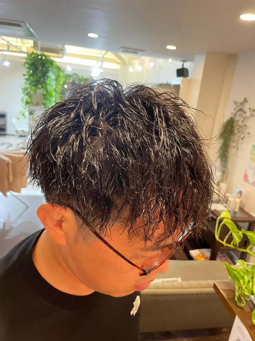 パーマ メンズ 伊丹Pilina 山田のヘアスタイル