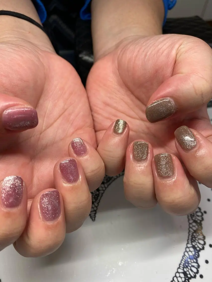 ネイル マグネットネイル ハンドネイル フットネイル 🌈KANÅKO 🌈のネイルデザイン