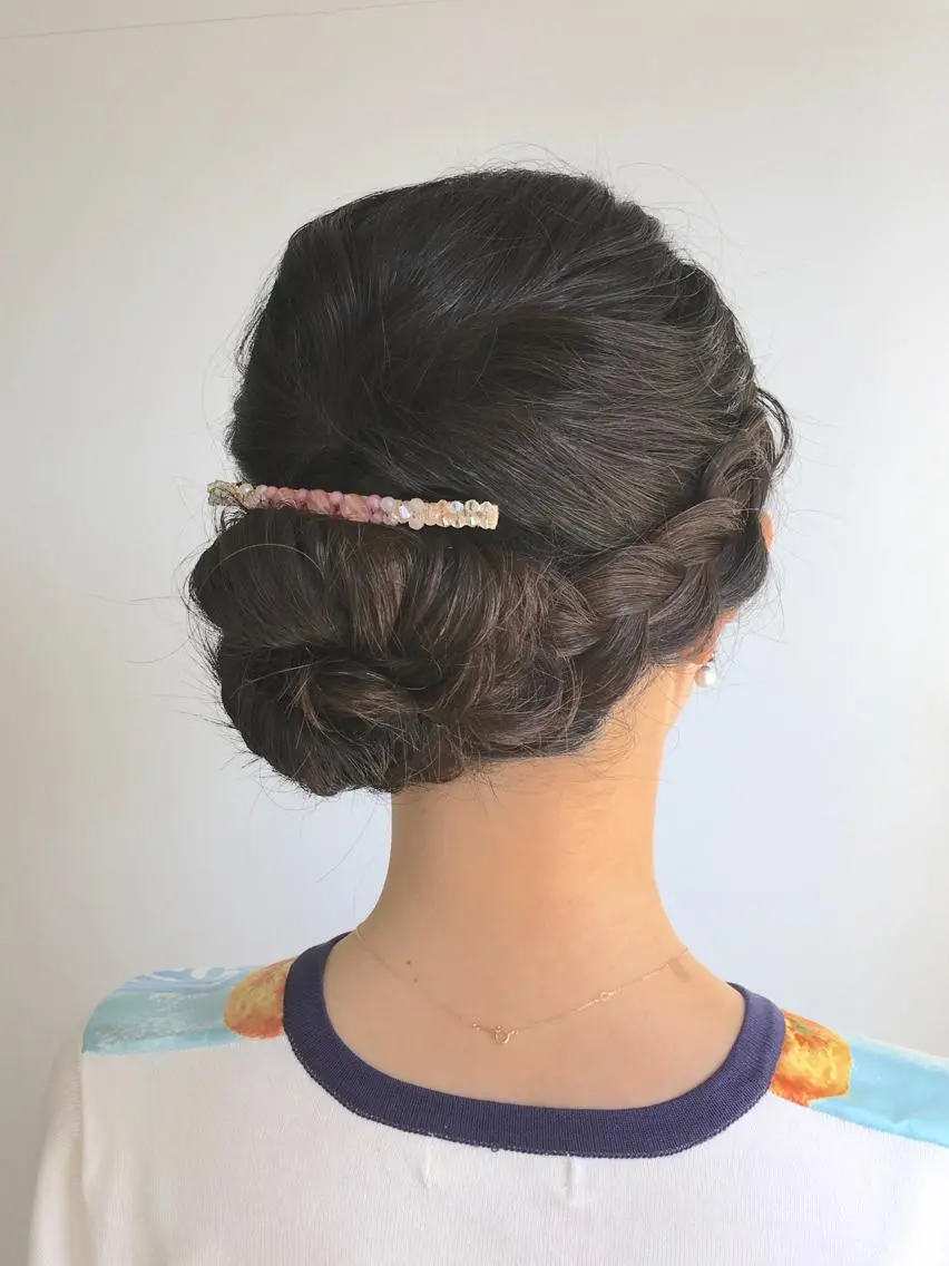 ロング ヘアアレンジ ヘアセット yoshi ☆のヘアスタイル