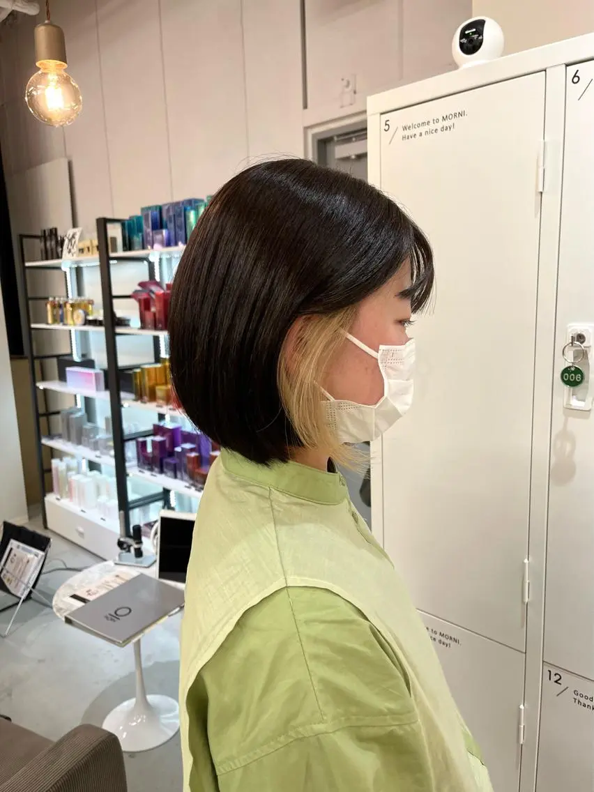 ショート カラー インナーカラー 神原 茉依🩰🪩のヘアスタイル