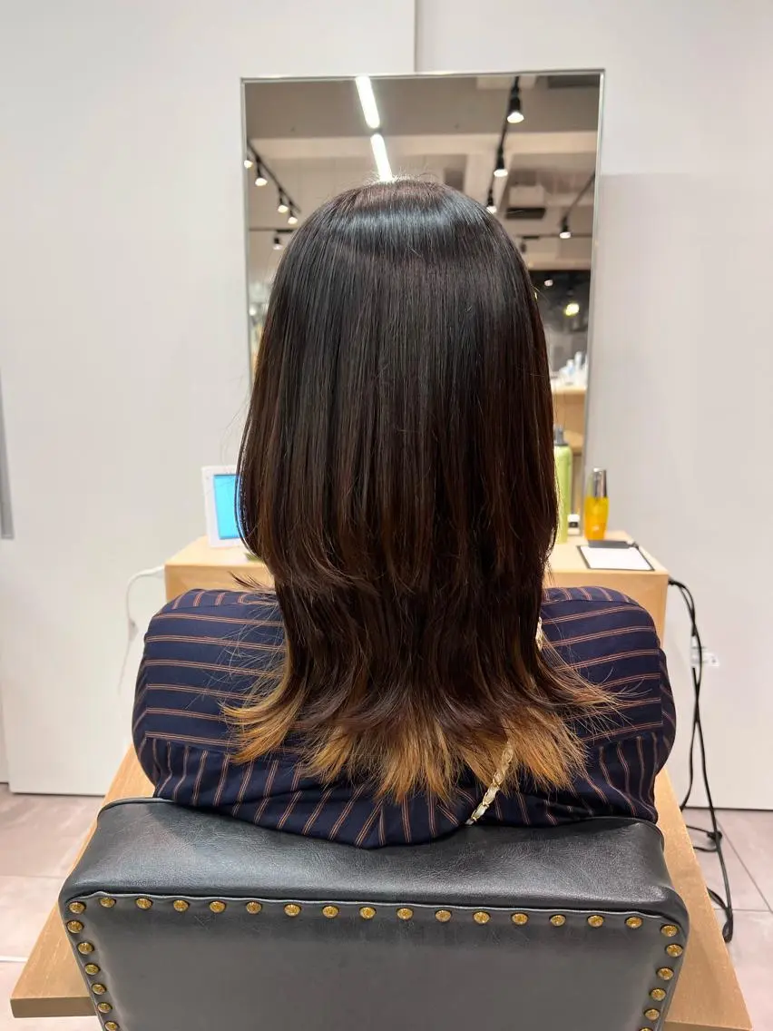 ロング 🌞レイヤー×カラー 前川那津美🌞のヘアスタイル
