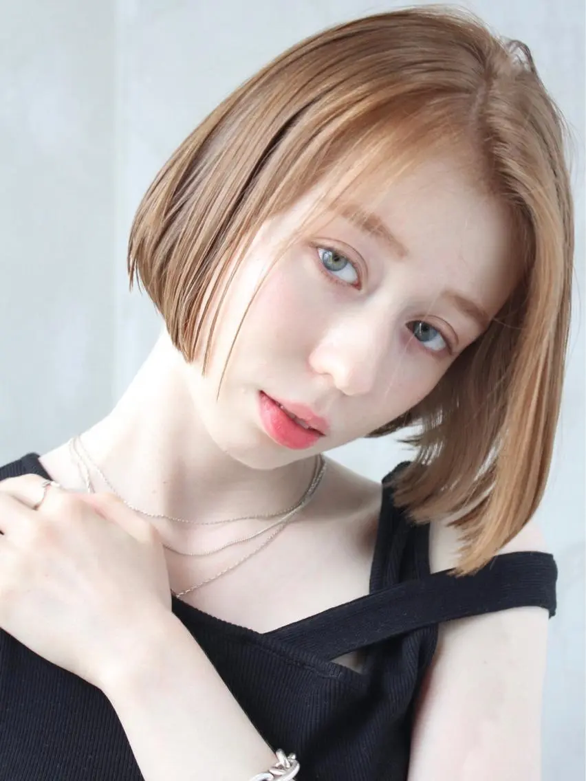 ミディアム カラー カット ヘアカラー トリートメント 🉐レイヤー/塩見 弘樹🉐渋谷のヘアスタイル