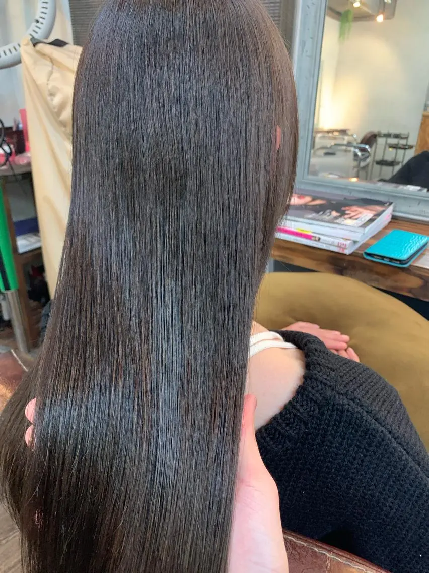 ロング カット ヘアカラー トリートメント ヘアセット ✨上村 潤平✨メンズヘア✨のヘアスタイル
