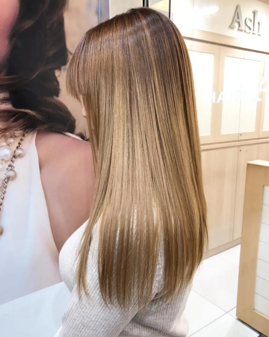ロング 髪質改善 トリートメント 酸熱トリートメント 丸みショートボブ タッセルボブ 吉野のヘアスタイル