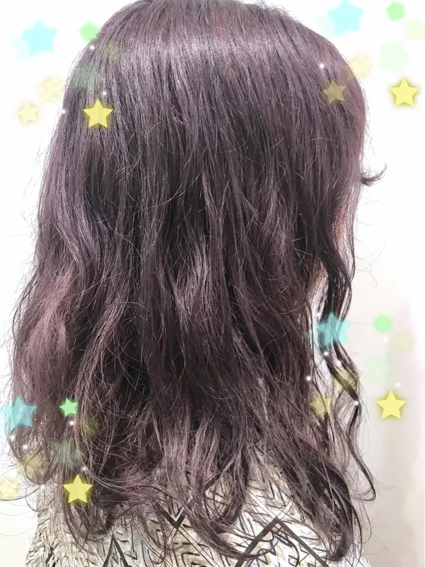 カラー バイオレットカラー 新宿駅近♡個室 ♡関口三都季🌜のヘアスタイル