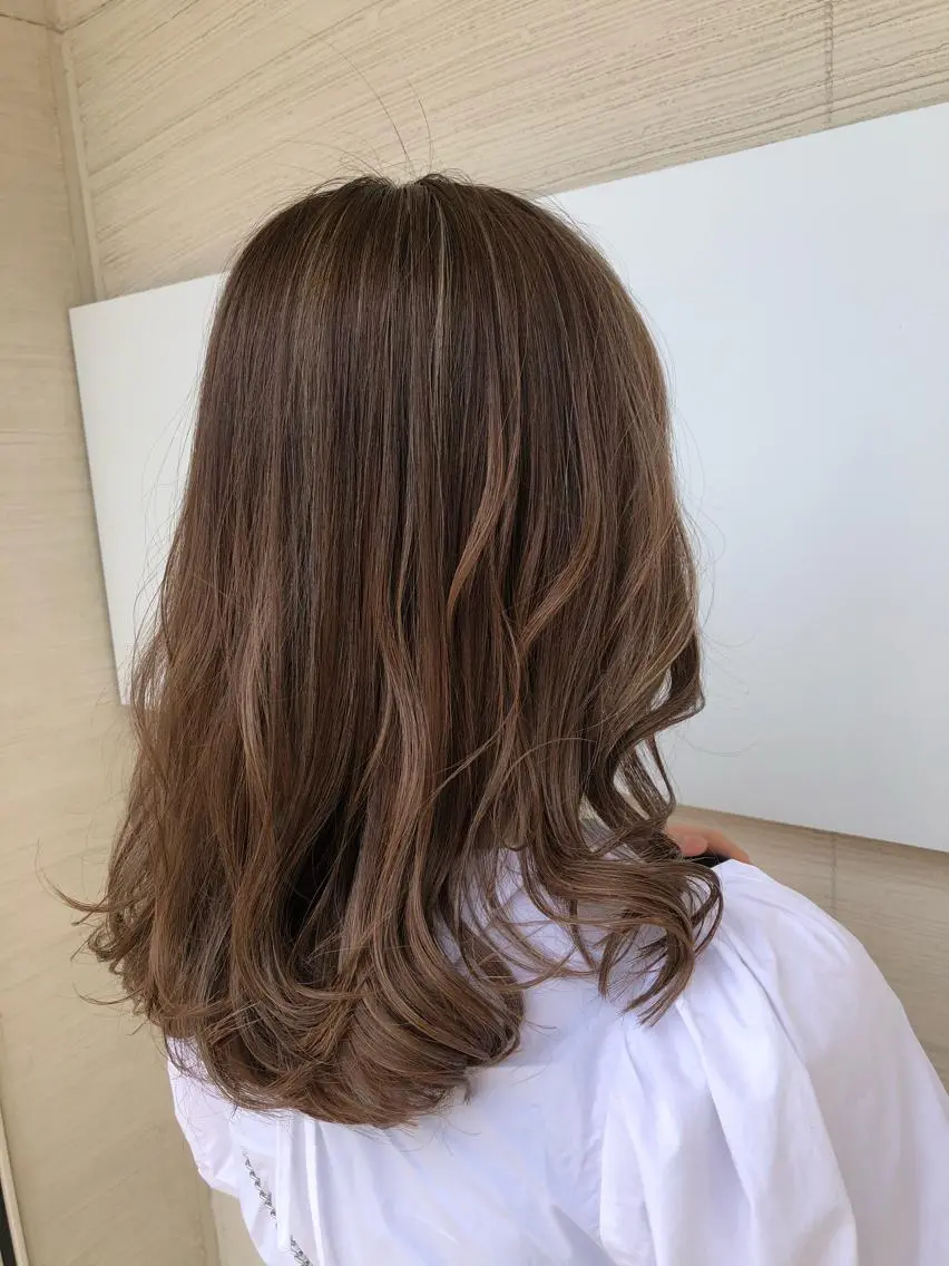 ロング カラー ベージュカラー ハイライトカラー ハイライト カット ヘアカラー トリートメント ✨髪質改善✨ 田西　基彦のヘアスタイル